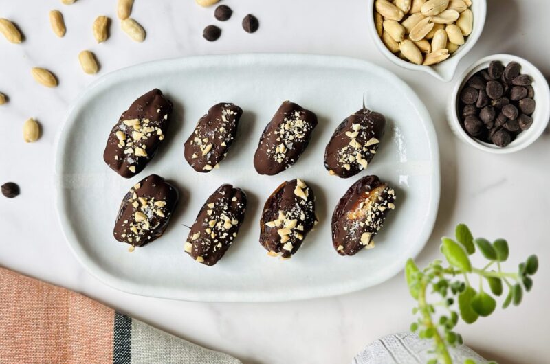Snickers Stuffed Dates