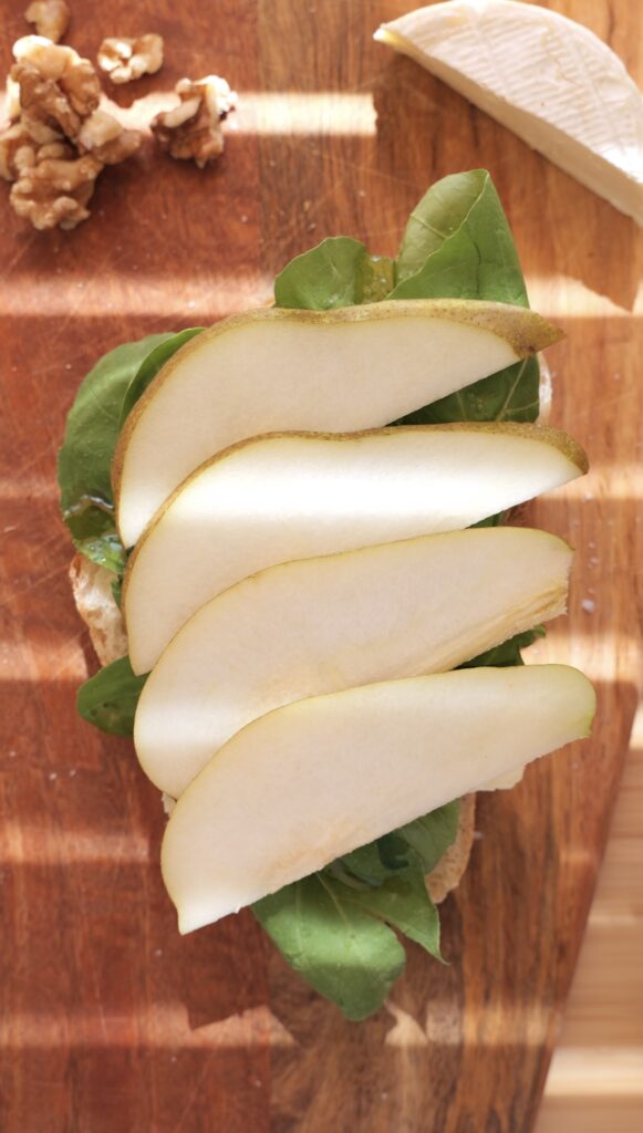 Brie-Pear Sandwich